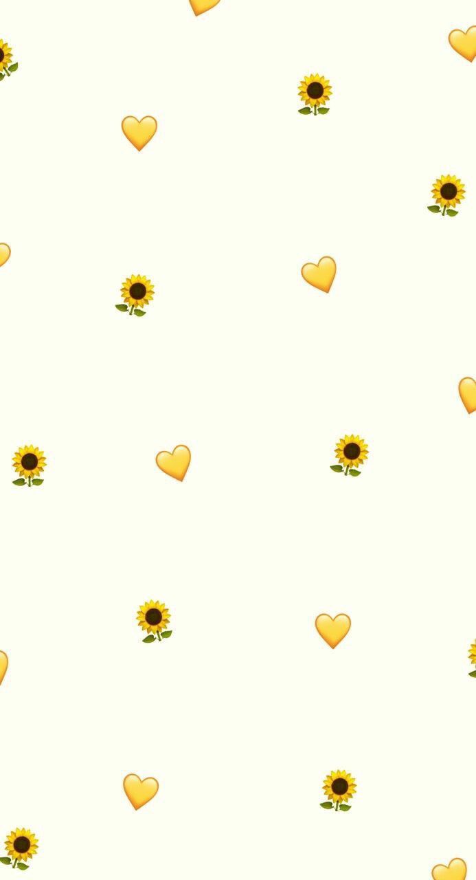 Cute Sunflower Wallpaper Iphone - HD Wallpaper 