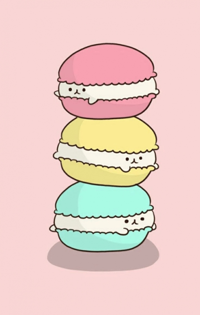 Cute Wallpapers For Iphone 5 Group Regarding Latest - Cute Food Kawaii - HD Wallpaper 