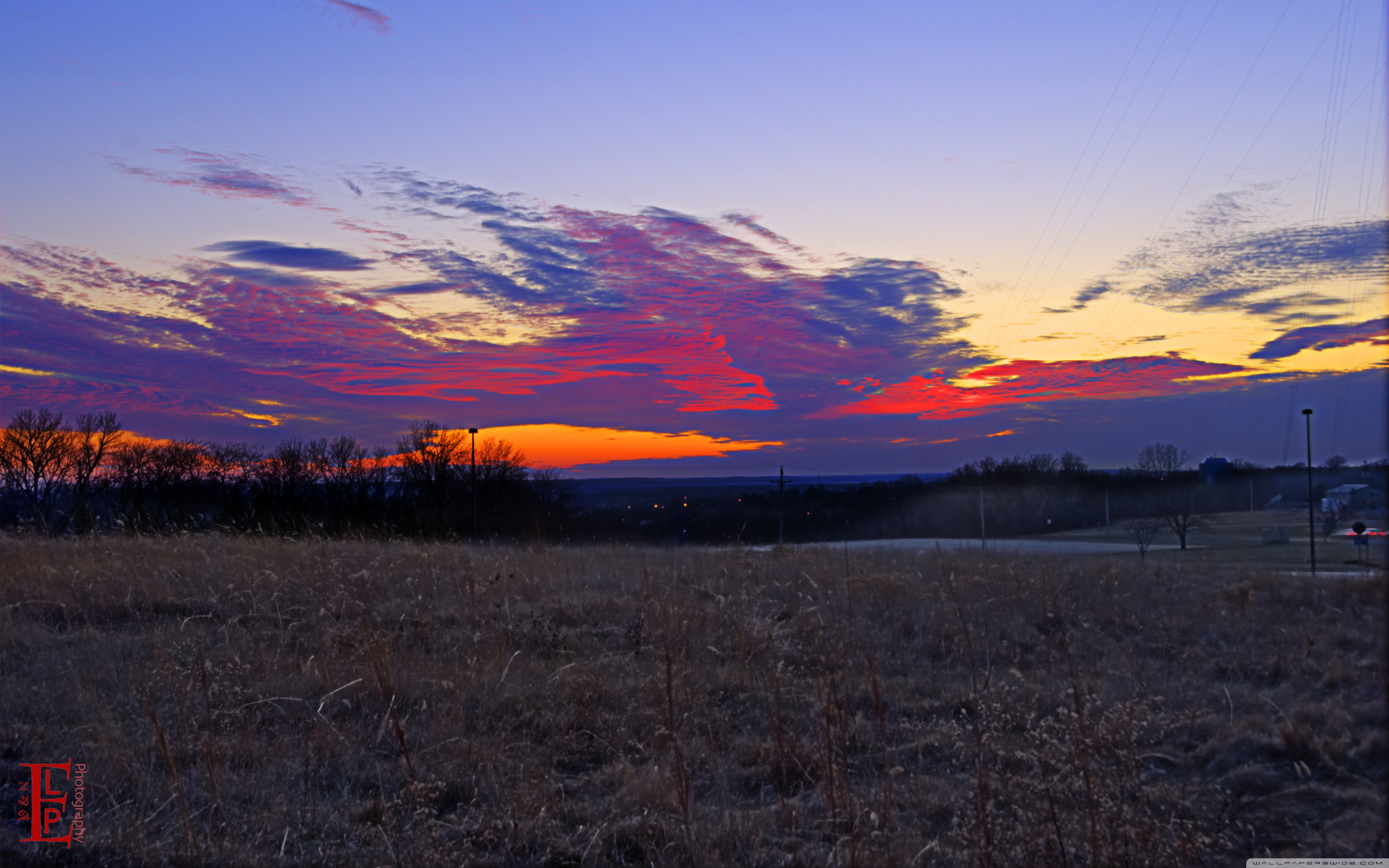 Lawrence Kansas Sunset - HD Wallpaper 