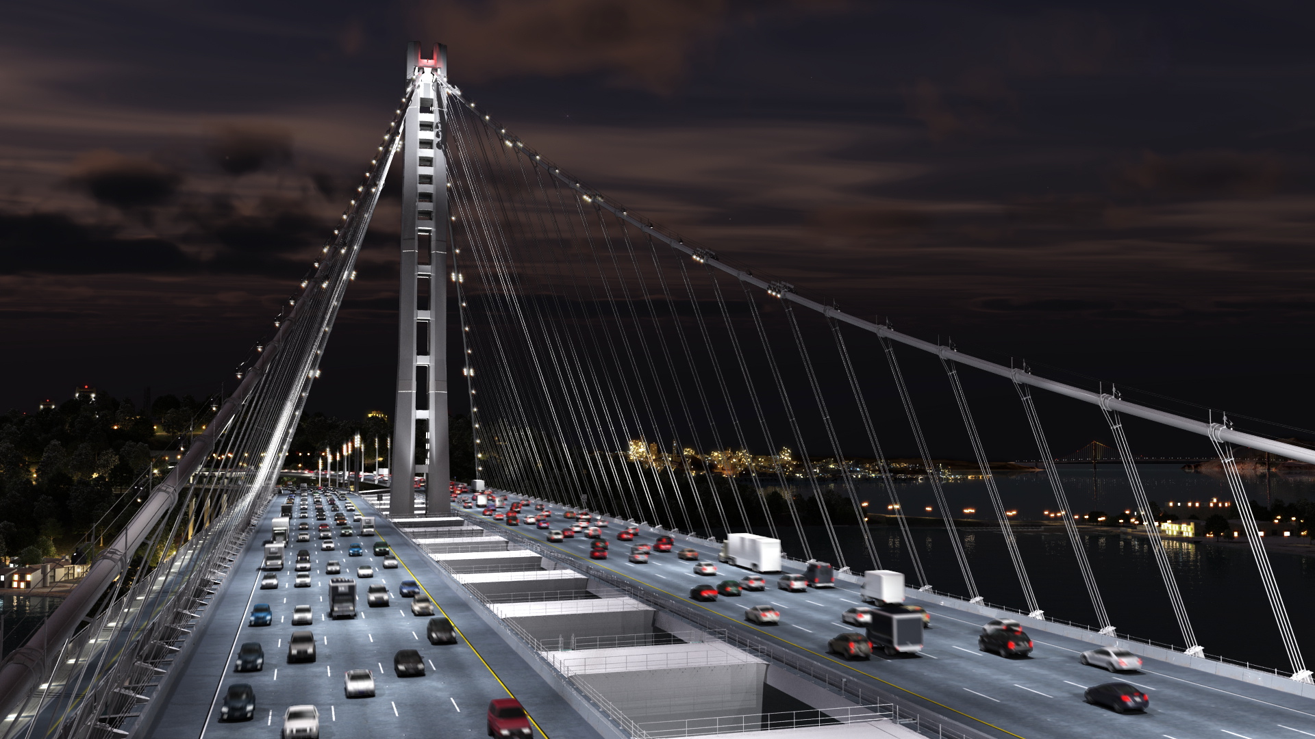 Bay Bridge Hd - HD Wallpaper 