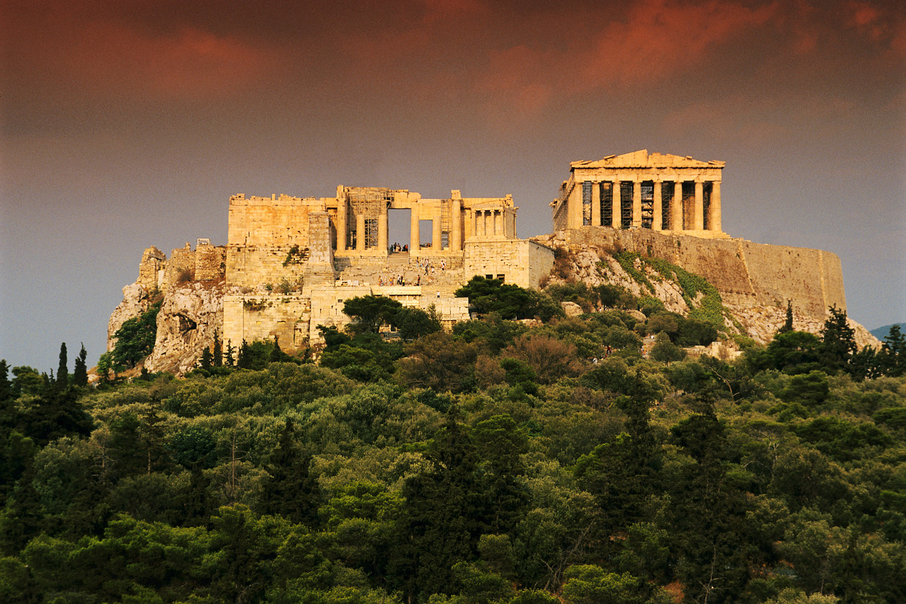 Propylaea And Parthenon Athens Wallpaper Hd - Athens Greece Mount Olympus - HD Wallpaper 