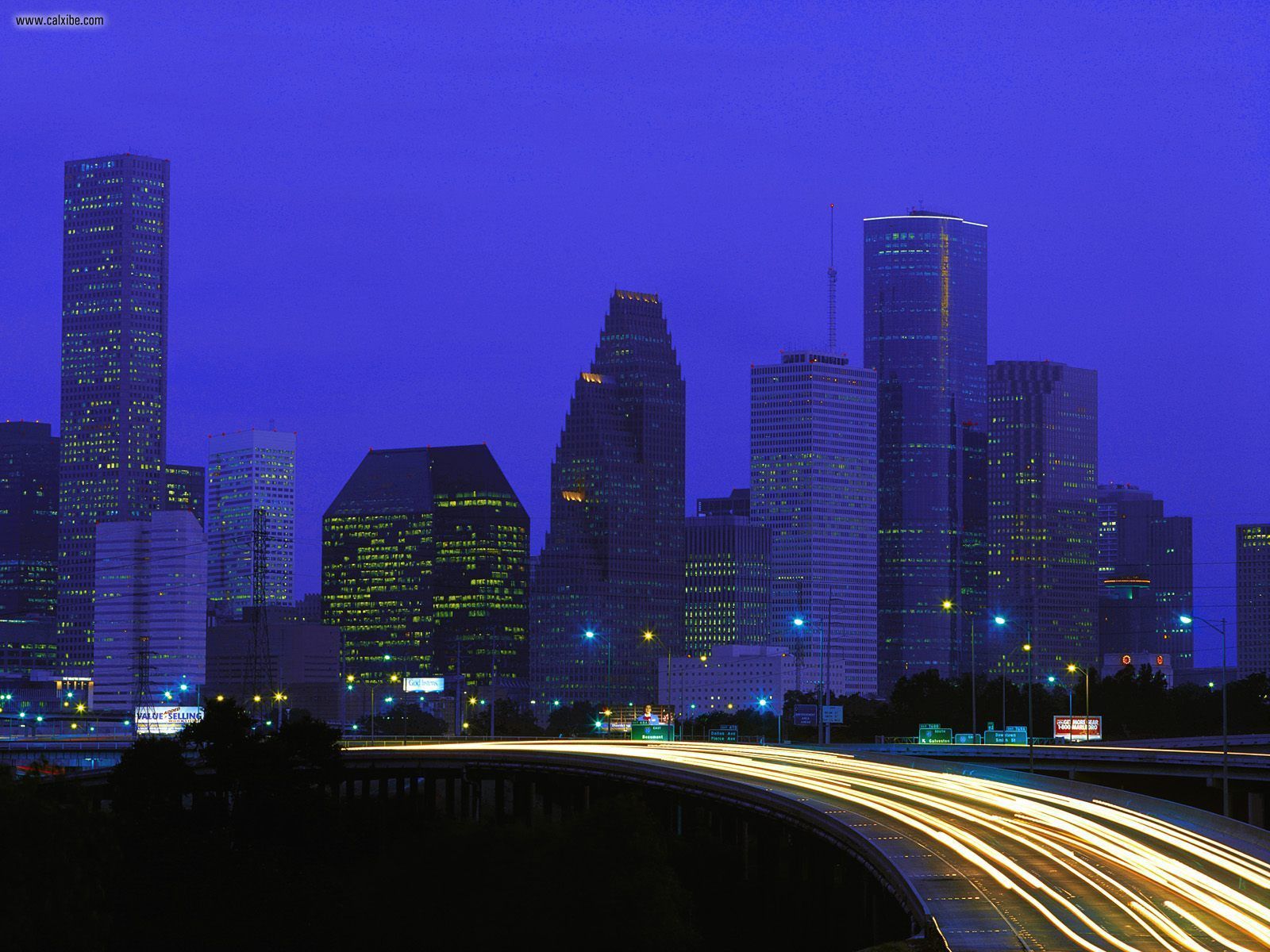 Night City Of Houston Tx - HD Wallpaper 
