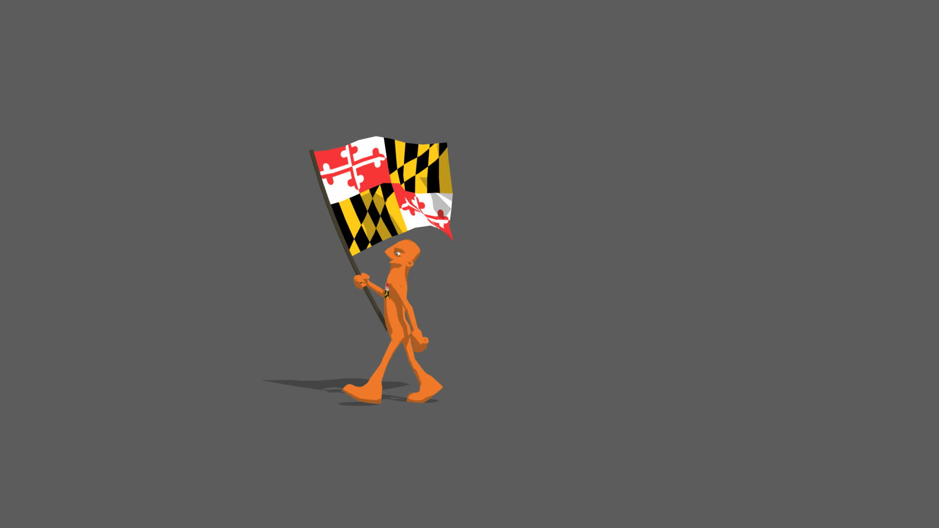 Maryland Flag Desktop Wallpaper - Illustration - HD Wallpaper 