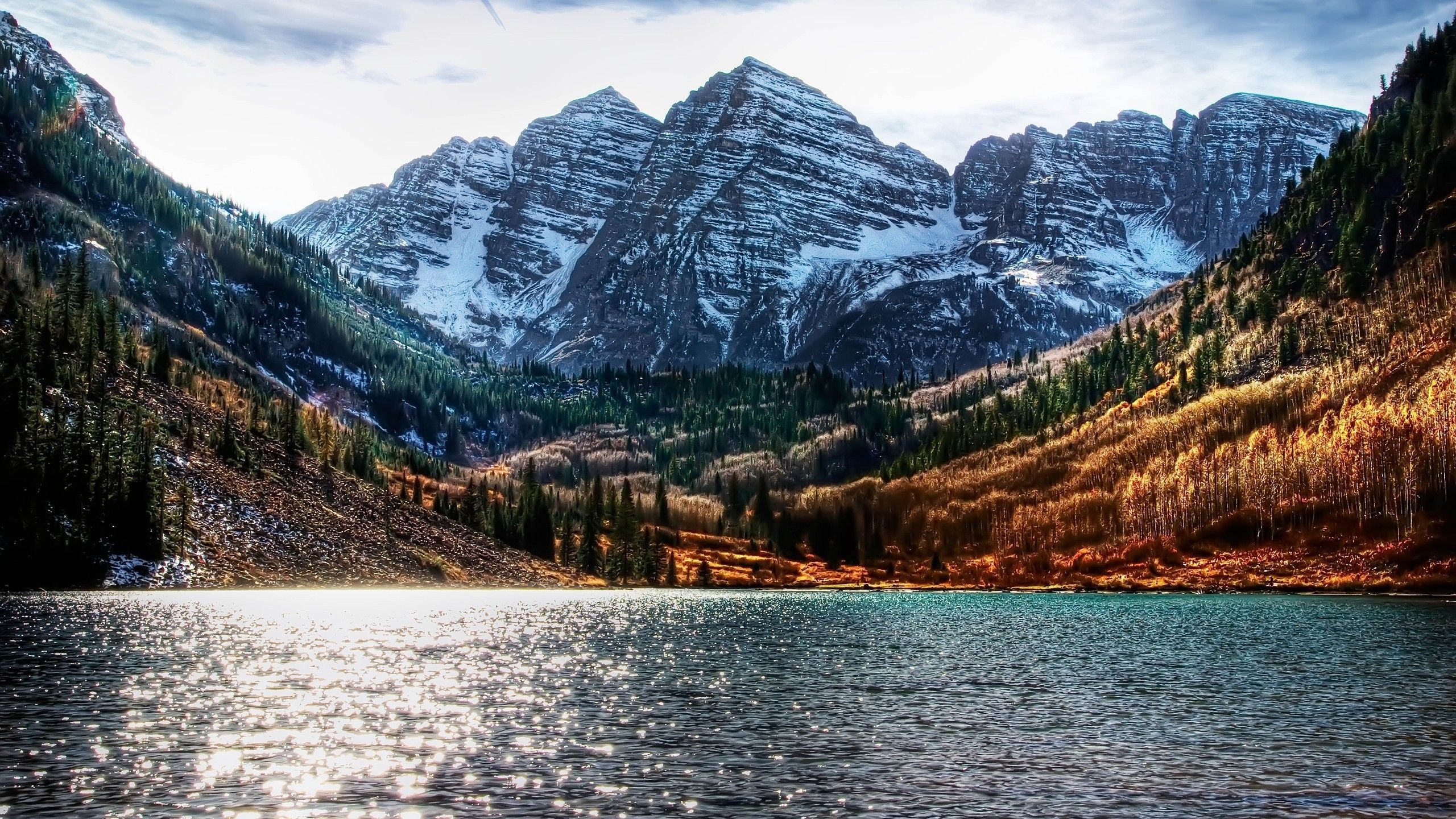 Maroon Bells - HD Wallpaper 