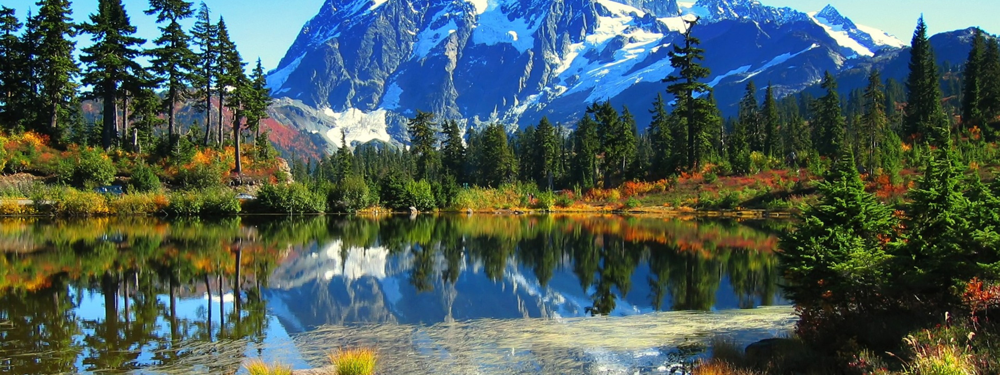 Scenery Hd Wallpaper Background Desktop Backgrounds - North Cascades National Park, Mount Shuksan - HD Wallpaper 