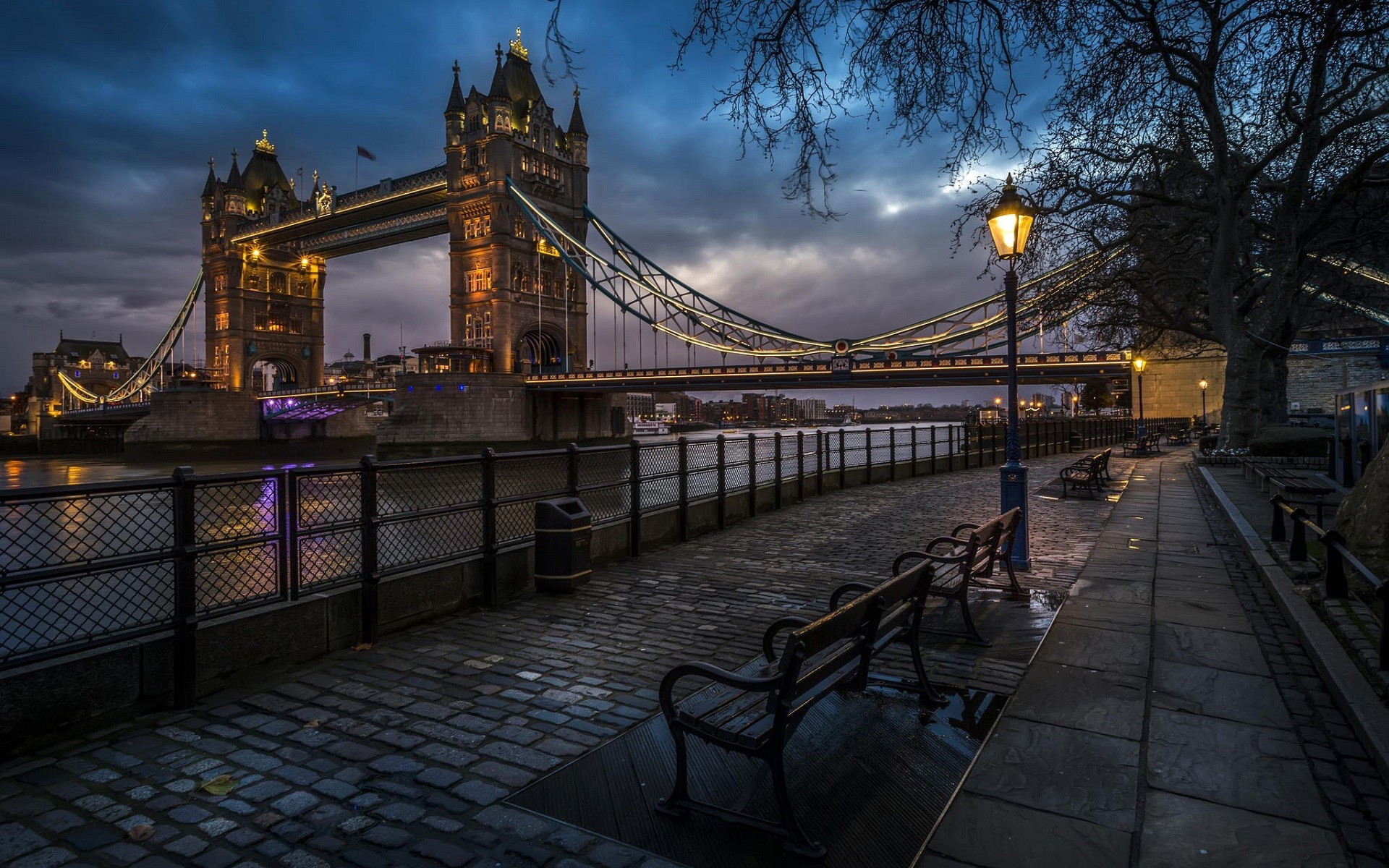 Tower Bridge - HD Wallpaper 