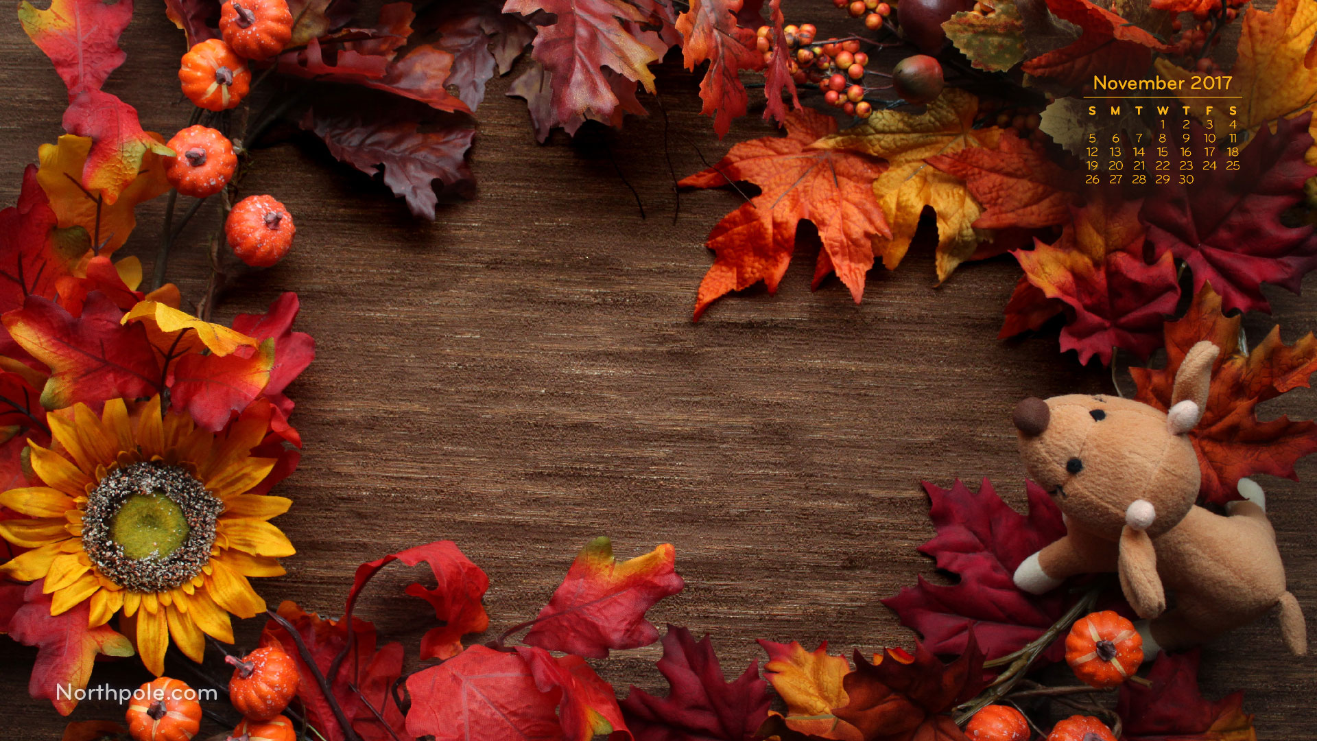 Fall November Desktop Backgrounds - HD Wallpaper 