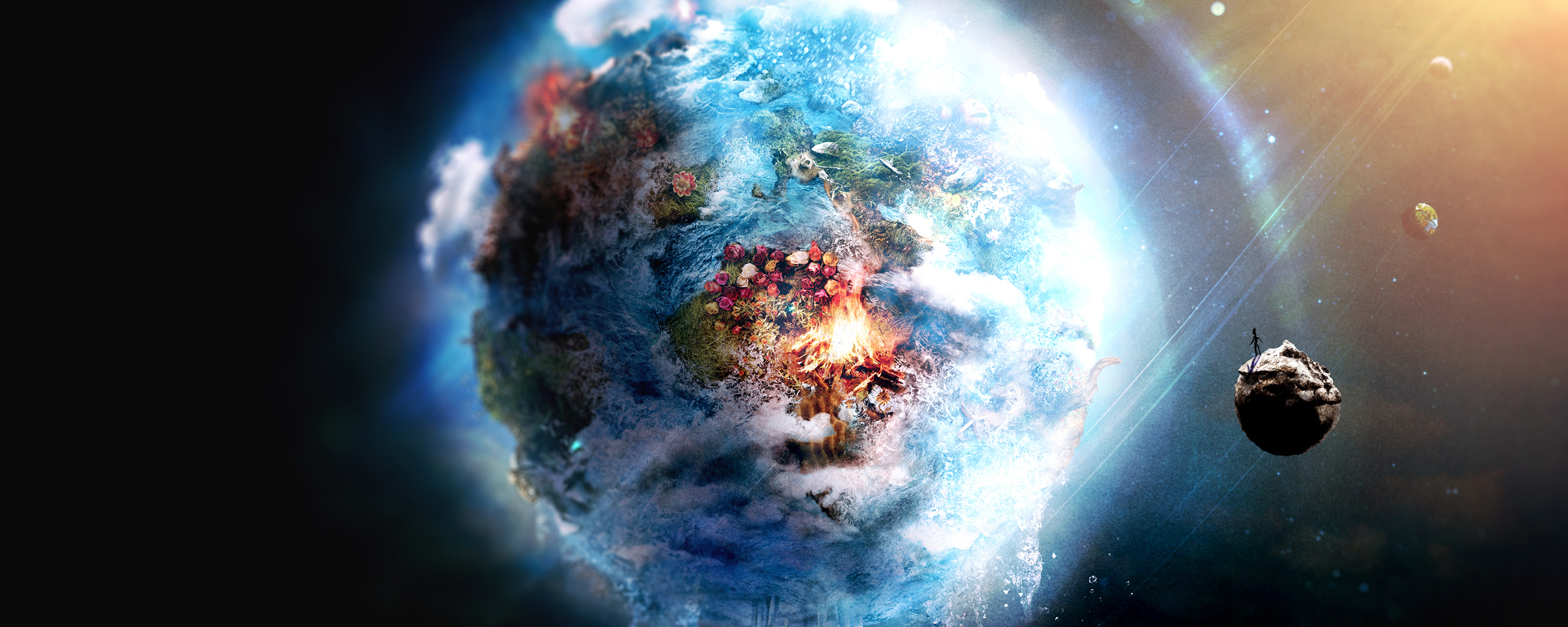 Fhdq Wallpaper - Would The Earth Look Like Without - HD Wallpaper 