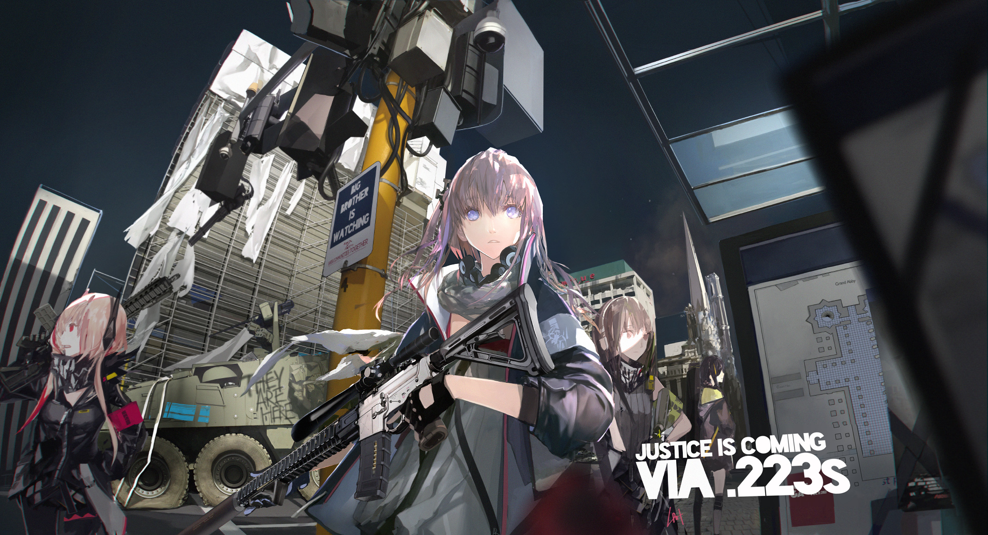 Girls Frontline Anti Rain - HD Wallpaper 