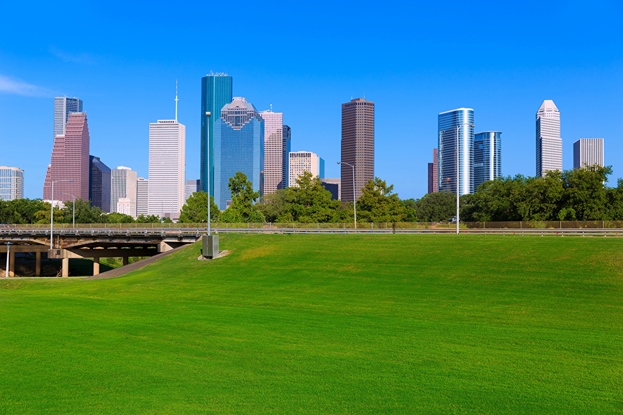 Memorial Park Houston Skyline - HD Wallpaper 