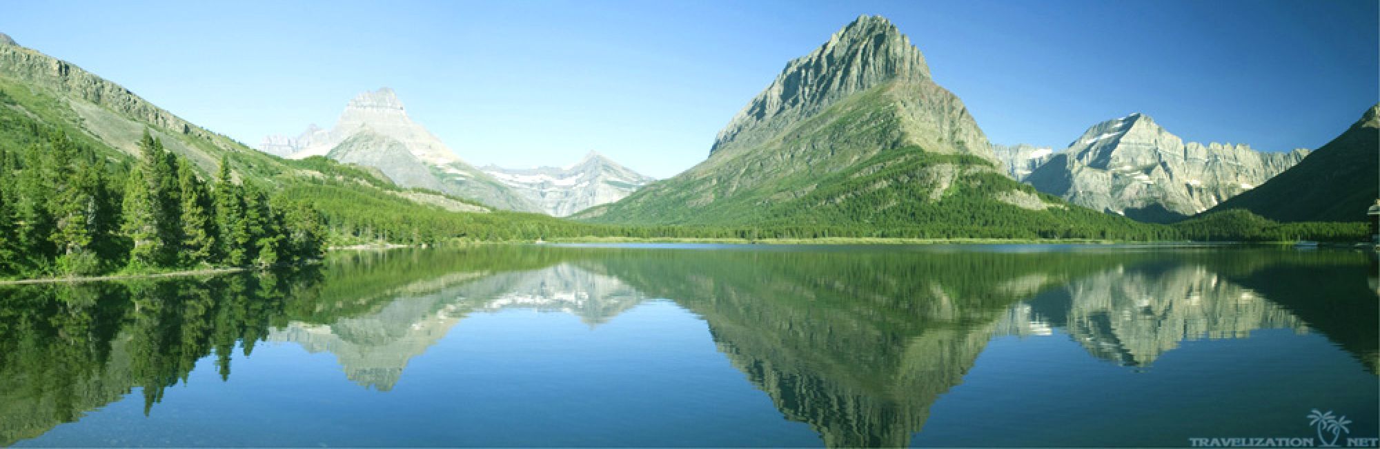 K Ultra Hd Panorama Wallpapers Hd, Desktop Backgrounds - Swiftcurrent Lake - 2000x652 Wallpaper K Ultra Hd Panorama Wallpapers Hd, Desktop Backgrounds - Swiftcurrent Lake - 2000x652 Wallpaper