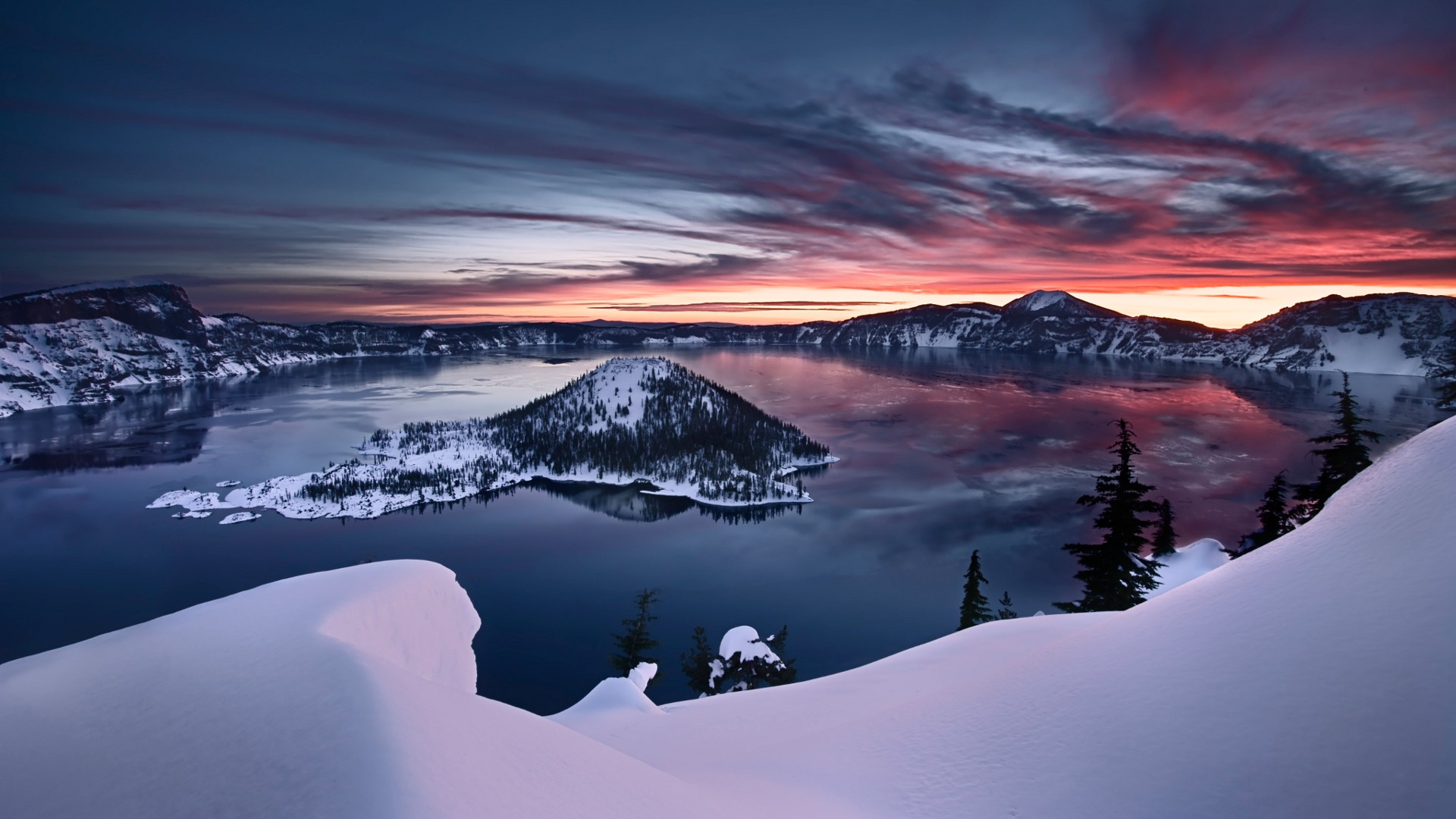 1920x1080, 0 Cool Oregon Wallpaper - Crater Lake Oregon Hd - HD Wallpaper 
