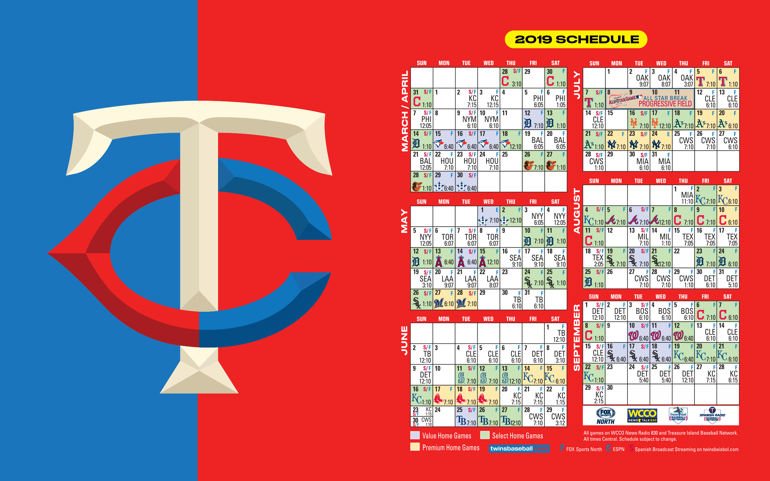 Minnesota Twins Schedule 2022 Printable Mn Twins - 2560X1600 Wallpaper - Teahub.io