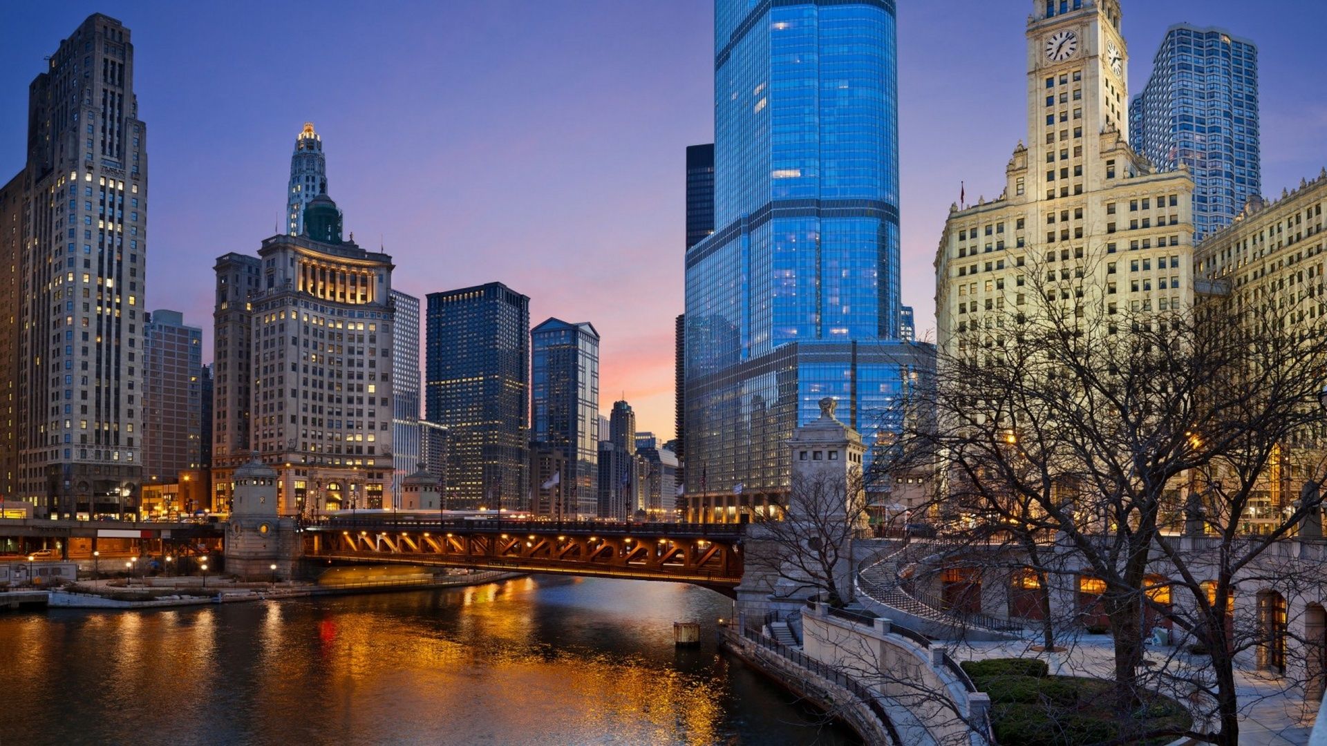 Chicago River North - 1920x1080 Wallpaper - teahub.io