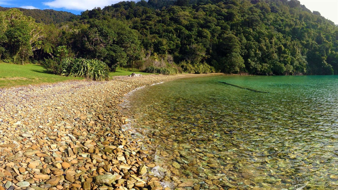 New Zealand Panoramic Hd Desktop Wallpaper - Пейзаж Новая Зеландия Обои - HD Wallpaper 