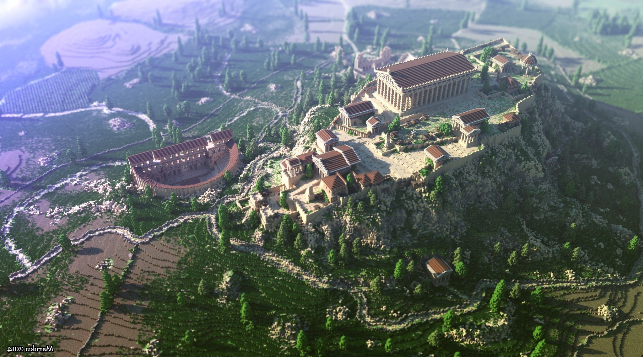Athens 4k - HD Wallpaper 