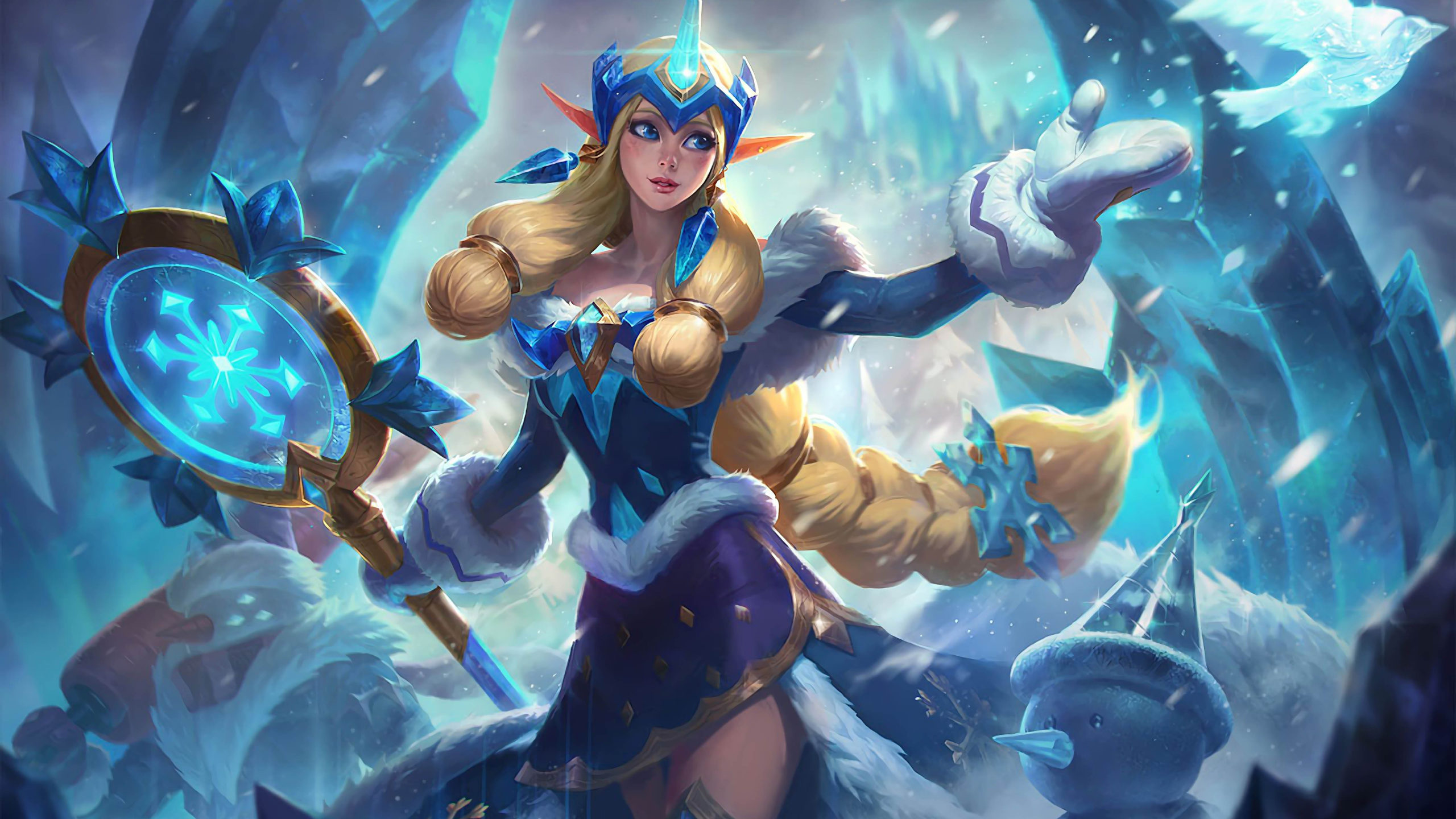 Winter Wonder Soraka Skin - HD Wallpaper 