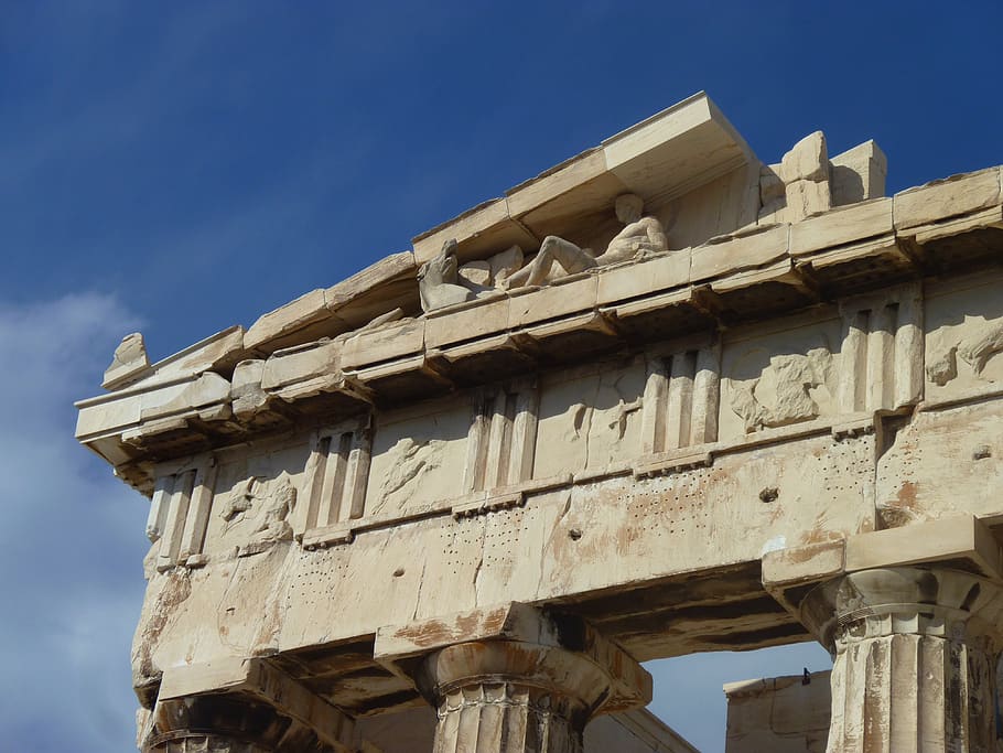 Architecture, Travel, Ancient, Acropolis, Parthenon, - Parthenon - HD Wallpaper 
