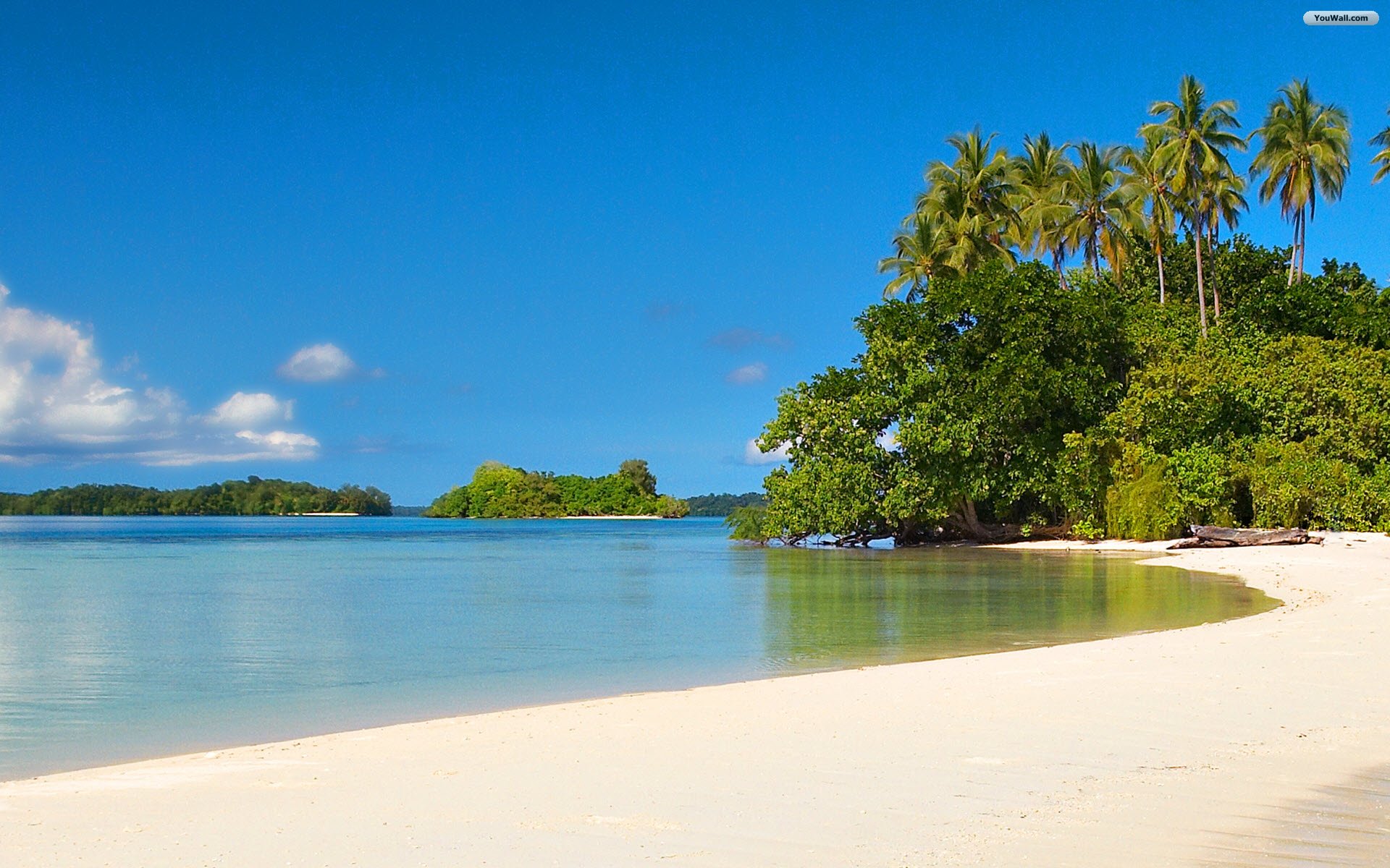 High Resolution Empty Beach - HD Wallpaper 