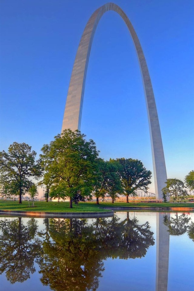 Iphone Wallpaper Usa, St - Gateway Arch National Park St Louis Missouri - HD Wallpaper 