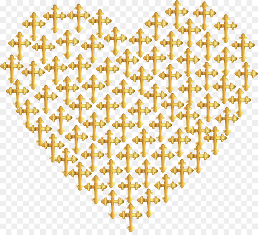 Transparent Background Gold Heart Symbol - HD Wallpaper 