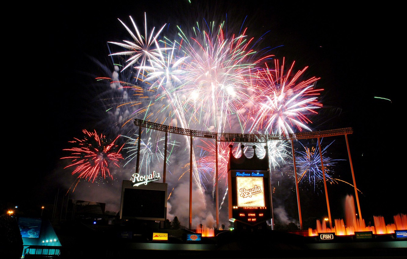 Photo Wallpaper Baseball, Salute, Usa, Game, States, - Kansas City Royals Desktop Background - HD Wallpaper 