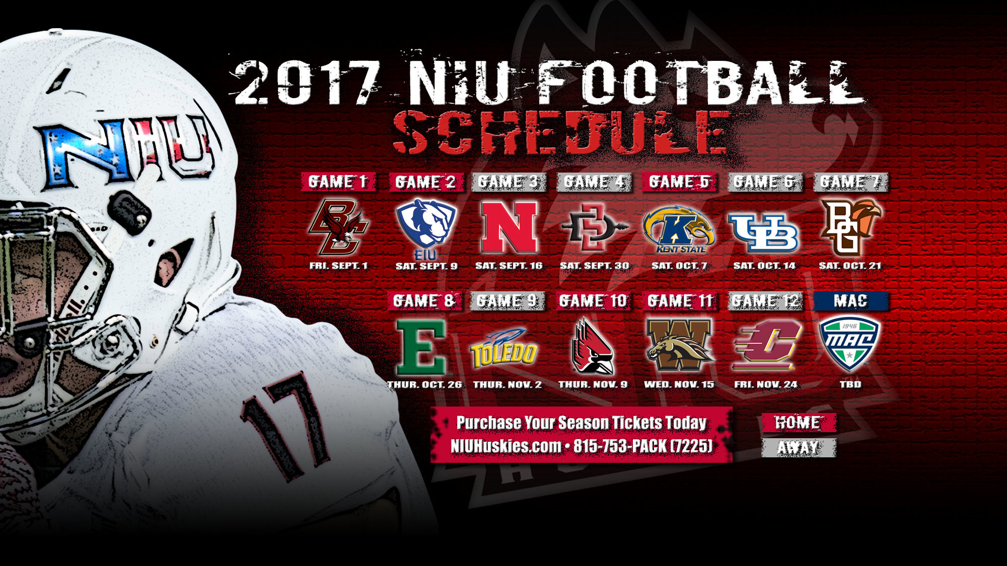 Niu Football 2017 Schedule Announced 
 Data Src Hd - 2017 Nebraska Cornhusker Football Schedule - HD Wallpaper 
