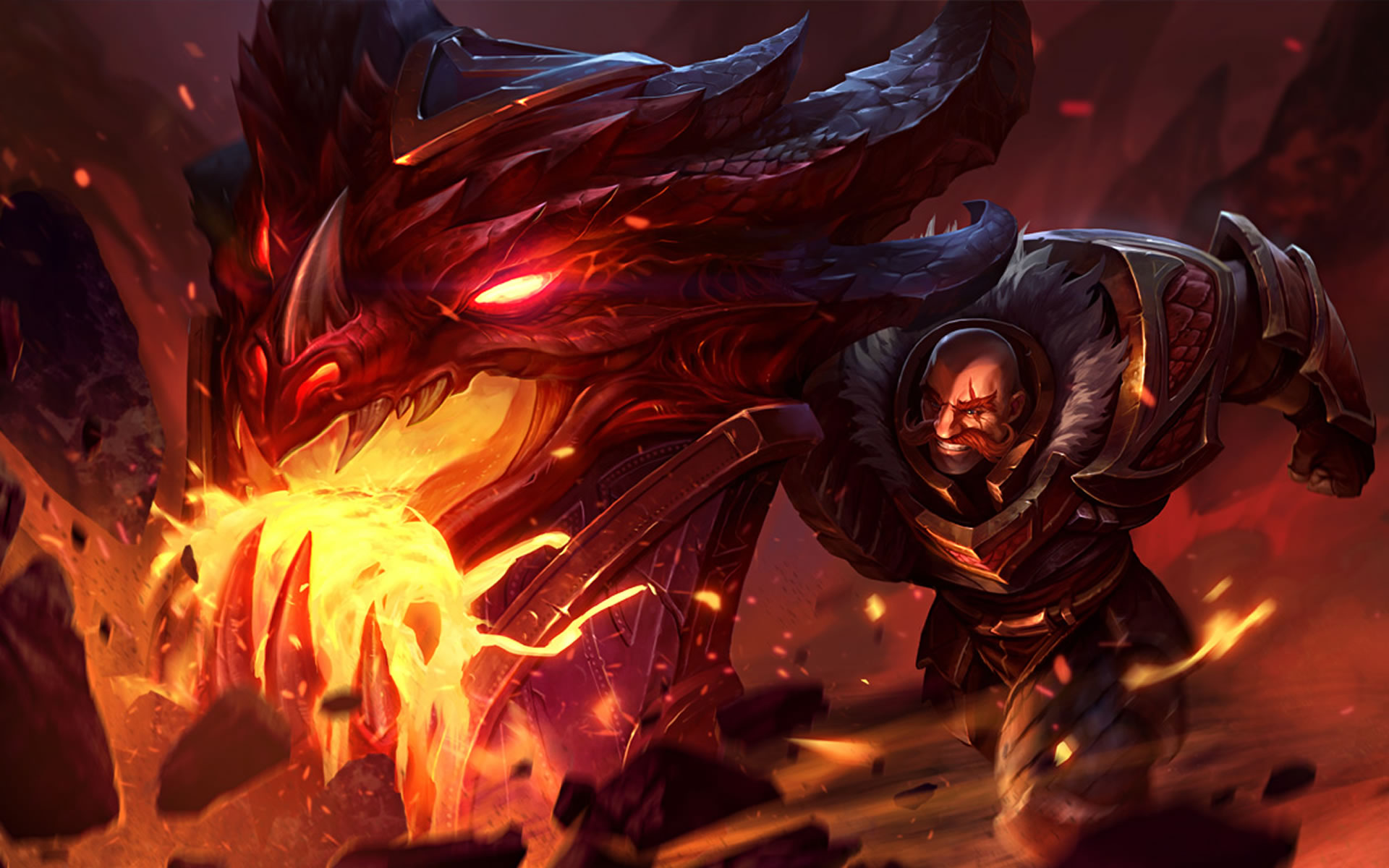 Dragonslayer Braum Splash Art - HD Wallpaper 