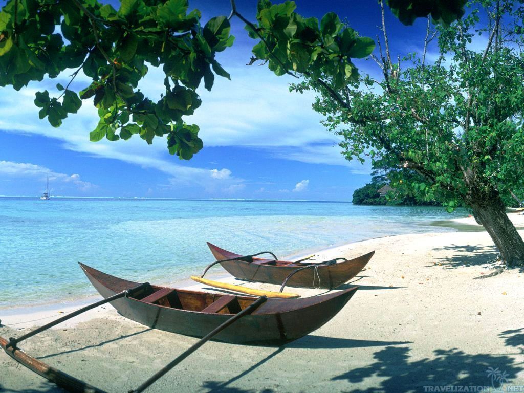 Peaceful Beautiful Beach Scenes - HD Wallpaper 