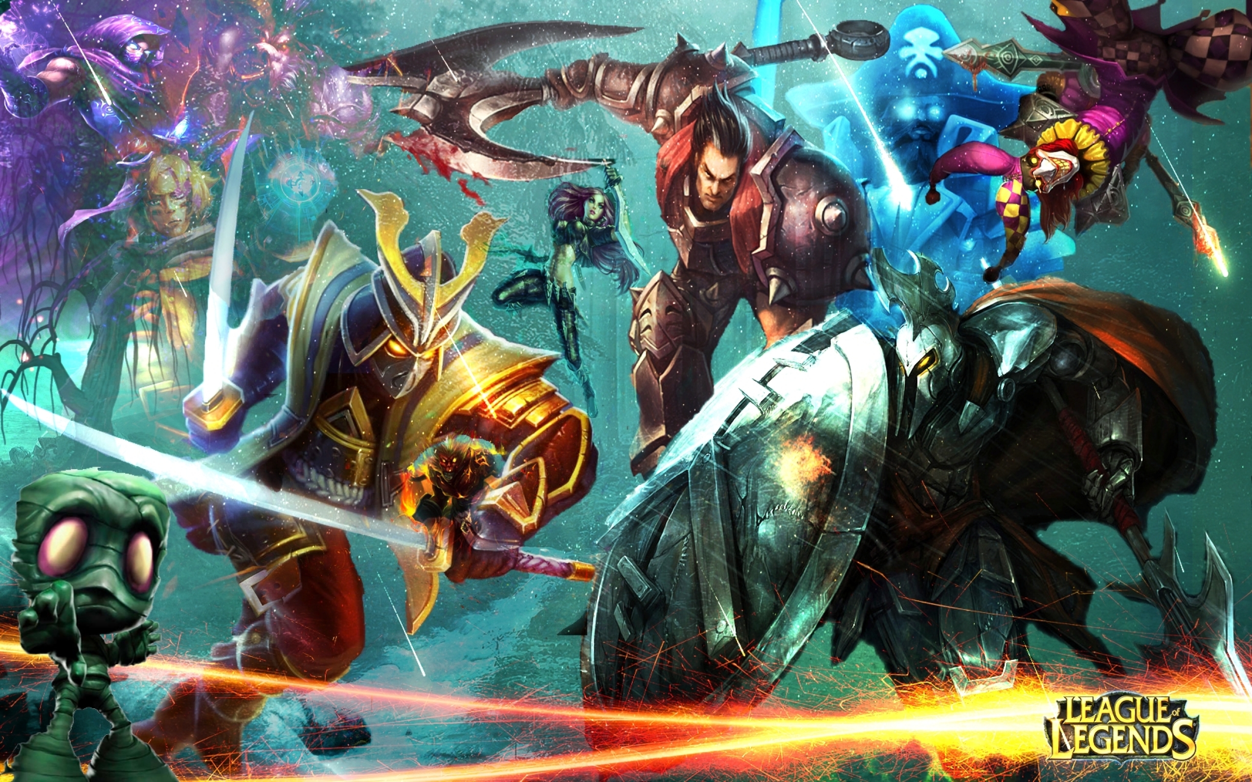 League Of Legends Champions Wallpaper - HD Wallpaper 