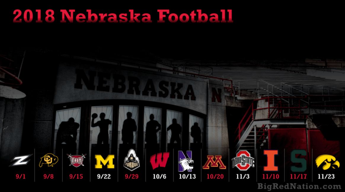 2018 Nebraska Football Desktopphone Wallpaper Download - Memorial Stadium, Lincoln - HD Wallpaper 