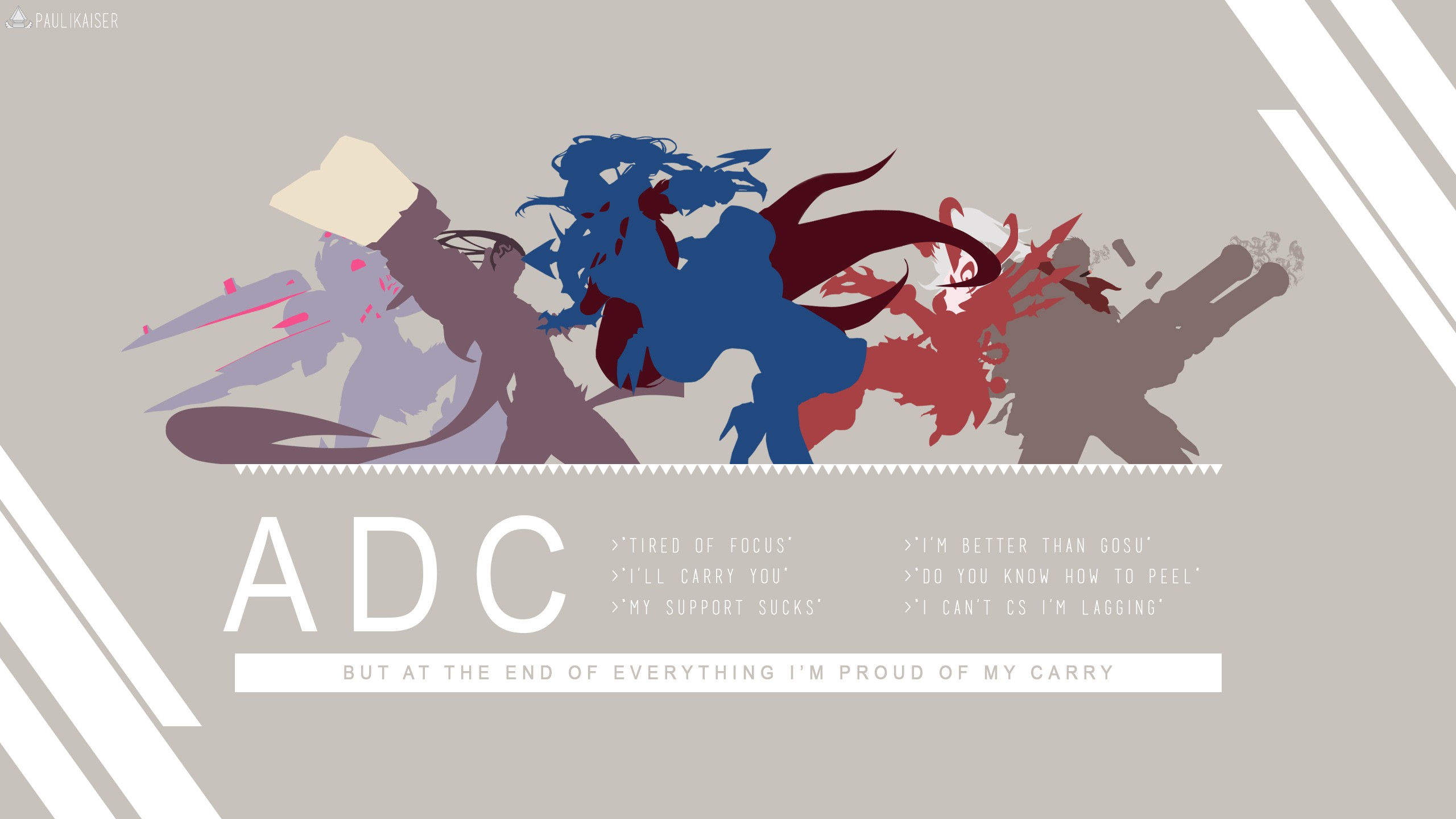 Adc By Paulikaiser Hd Wallpaper Fan Art Artwork League - League Of Legends Adc - HD Wallpaper 
