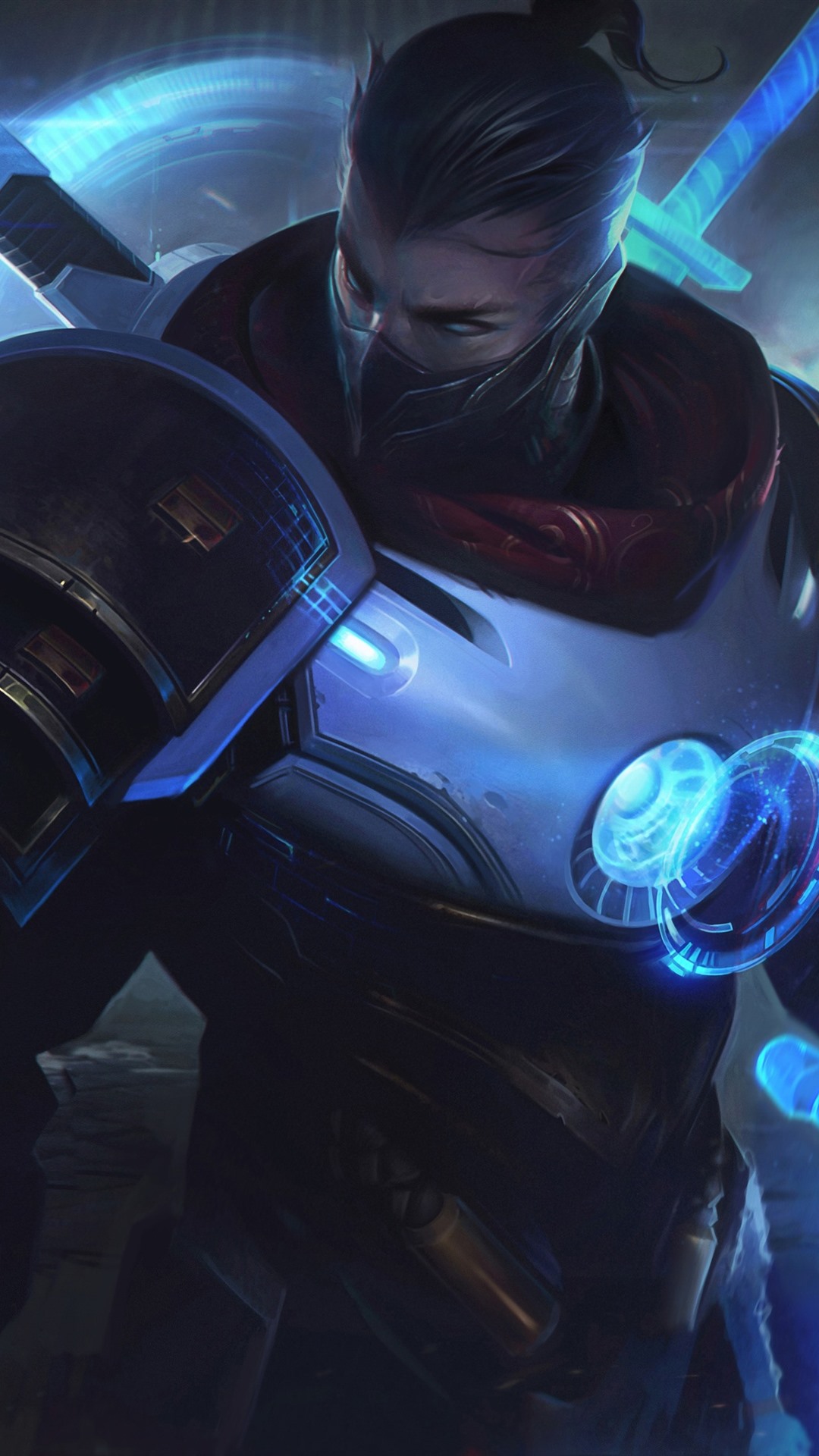 Mobile Legends Wallpaper Mask Iphone Wallpaper Ninja, League Of Legends, Mask, Sword - League Of