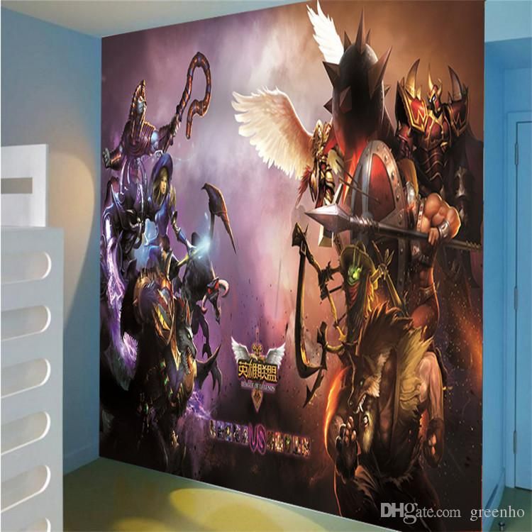 League Of Legends Mural - HD Wallpaper 