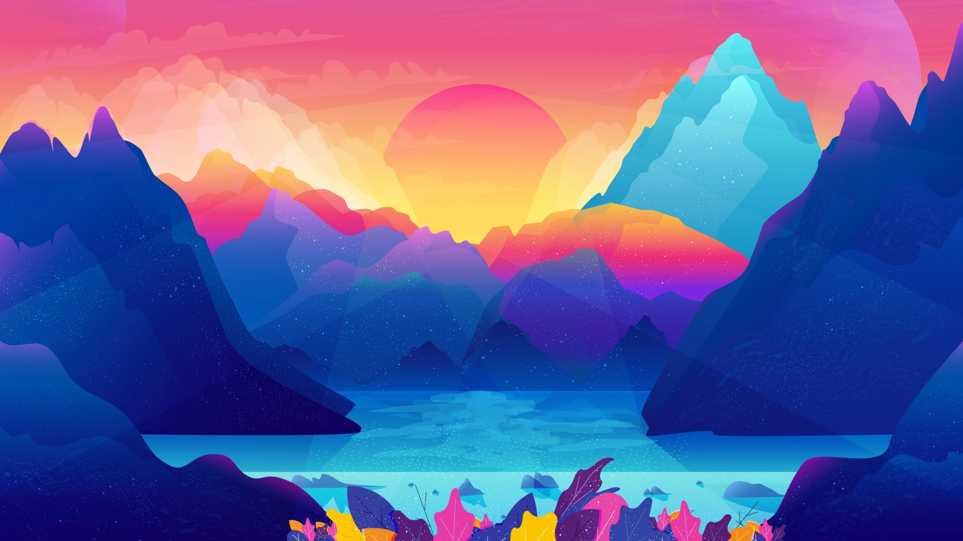 Scenery Desktop Backgrounds - Desktop Wallpapers Colorful - HD Wallpaper 