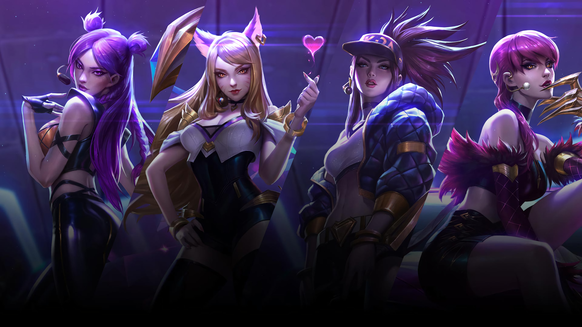 League Of Legends Wallpaper Kda - HD Wallpaper 