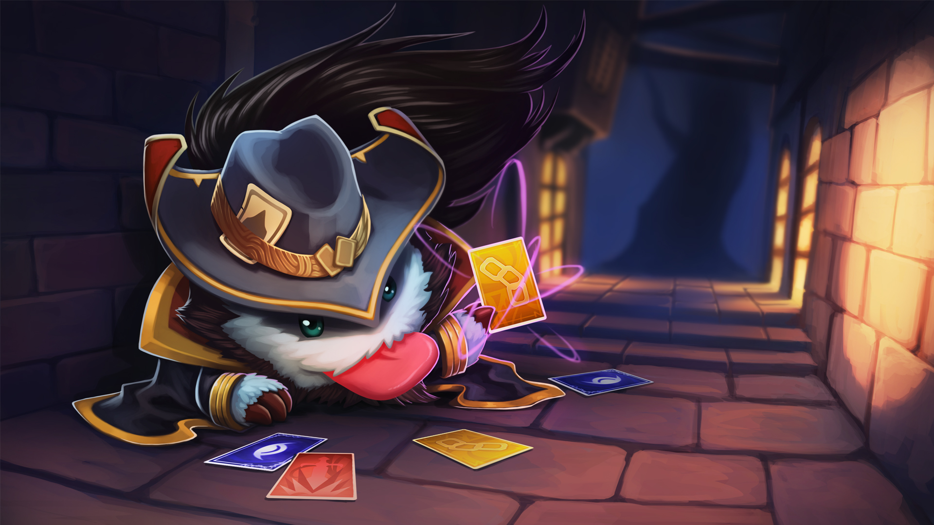 Lol Poro Twisted Fate - HD Wallpaper 