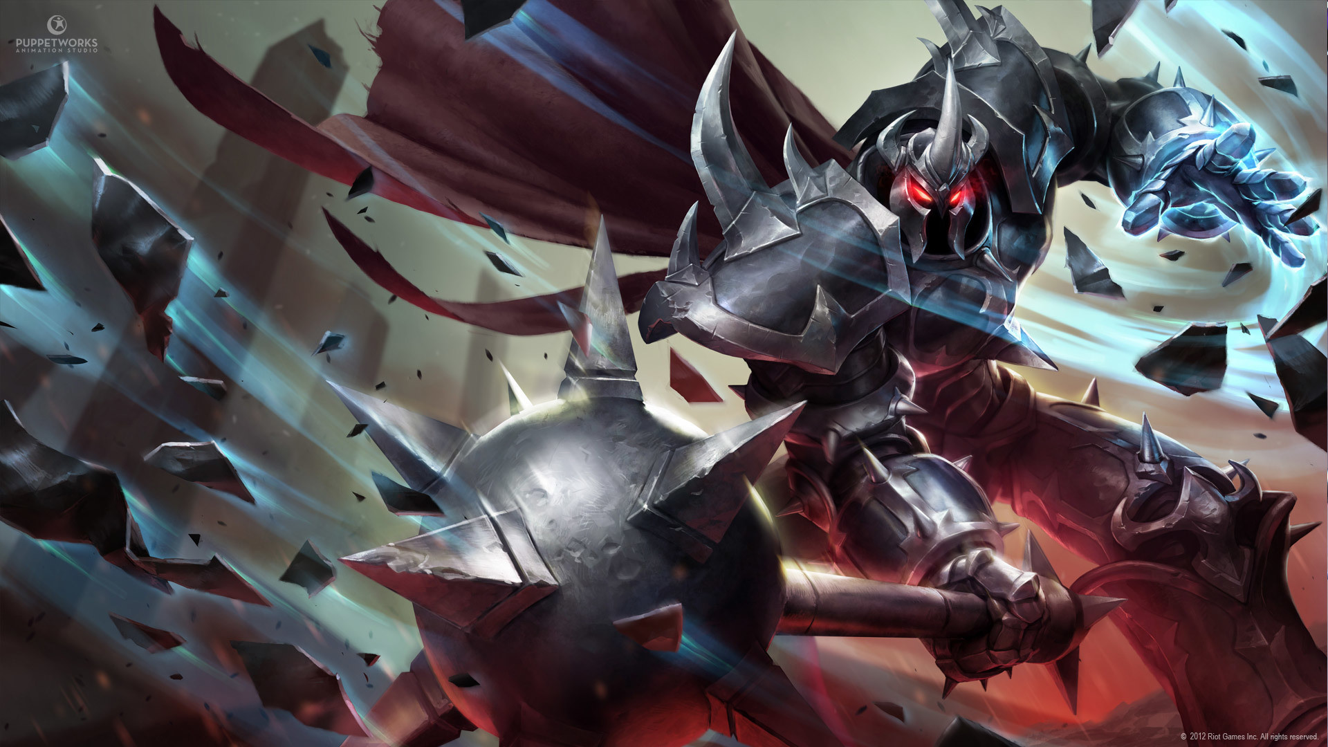League Of Legends Warriors Monsters Armor Games Fantasy - League Of Legends Wallpaper Mordekaiser - HD Wallpaper 