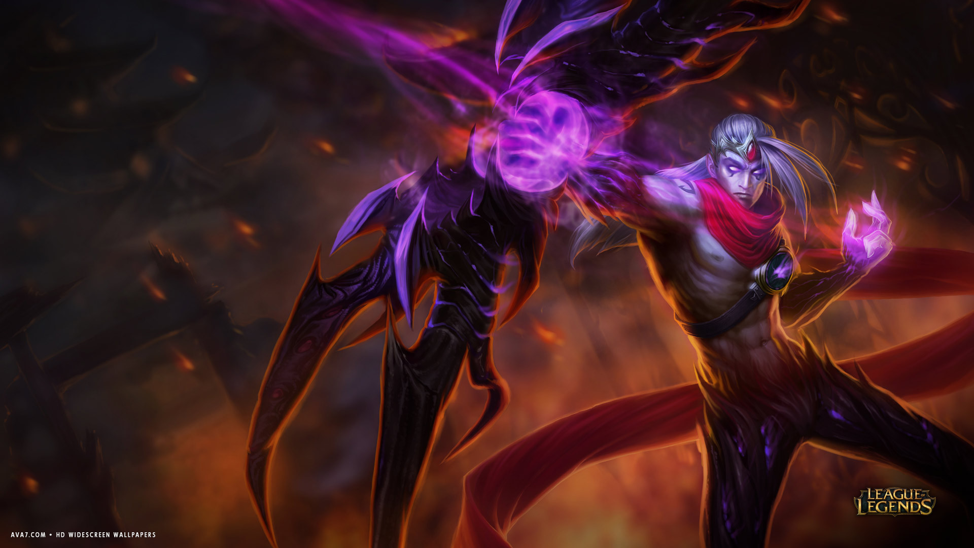 League Of Legends Game Lol Varus Magic Hd Widescreen - Varus League Of Legend - HD Wallpaper 