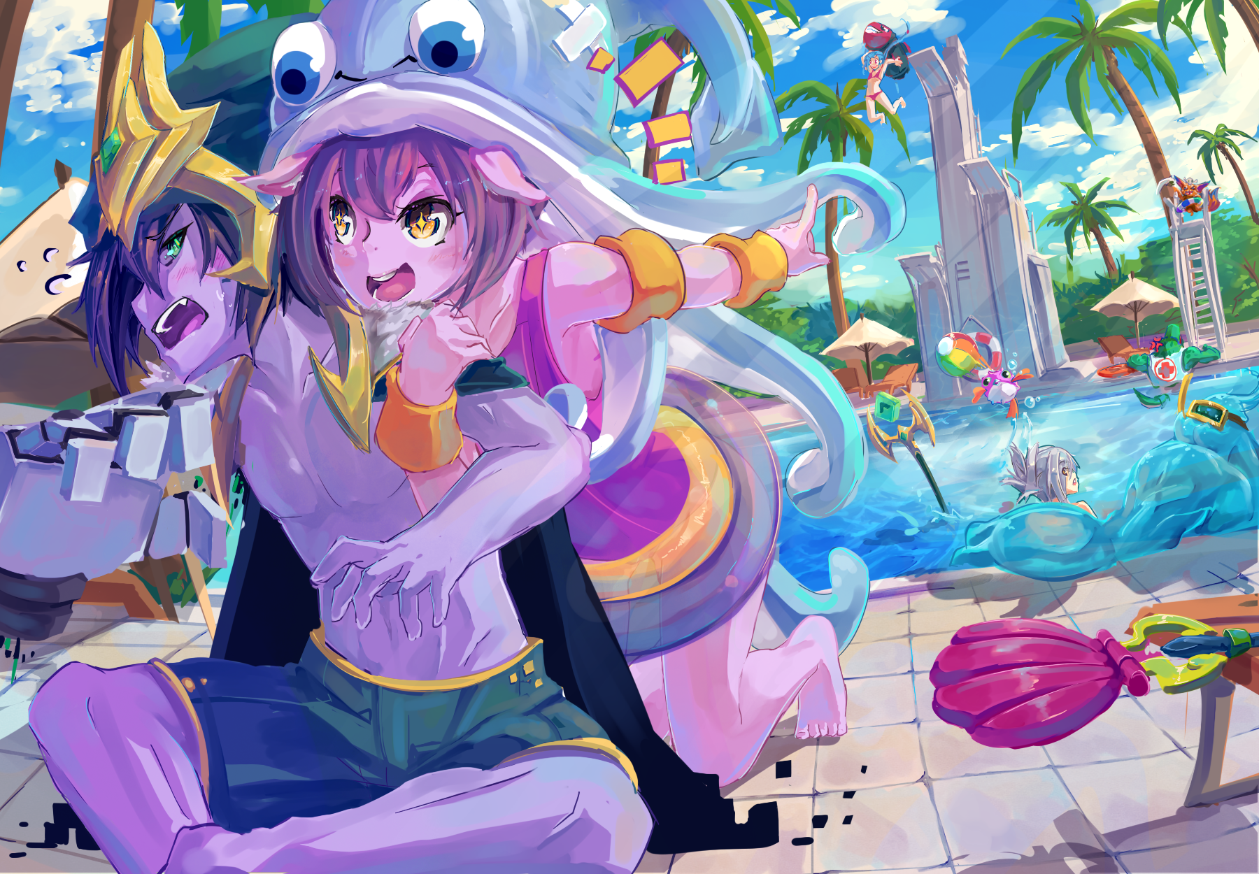 Lol Veigar X Lulu - HD Wallpaper 