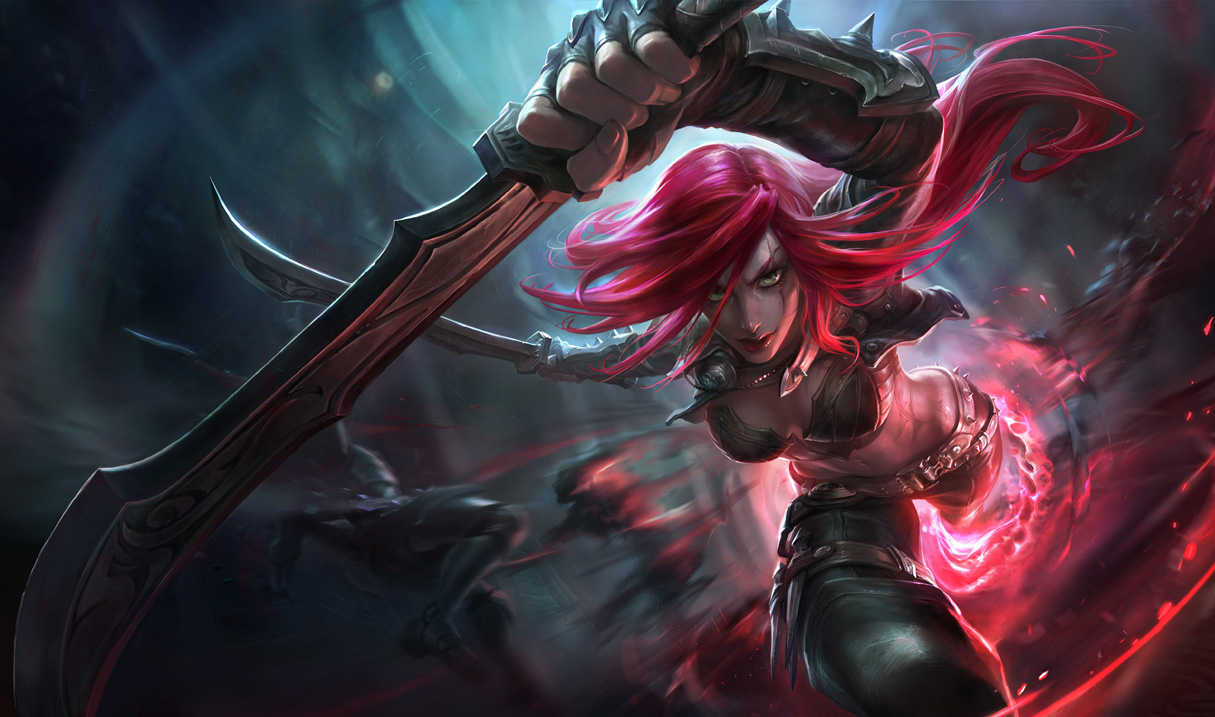 Katarina Classic Skin - Katarina League Of Legends - HD Wallpaper 