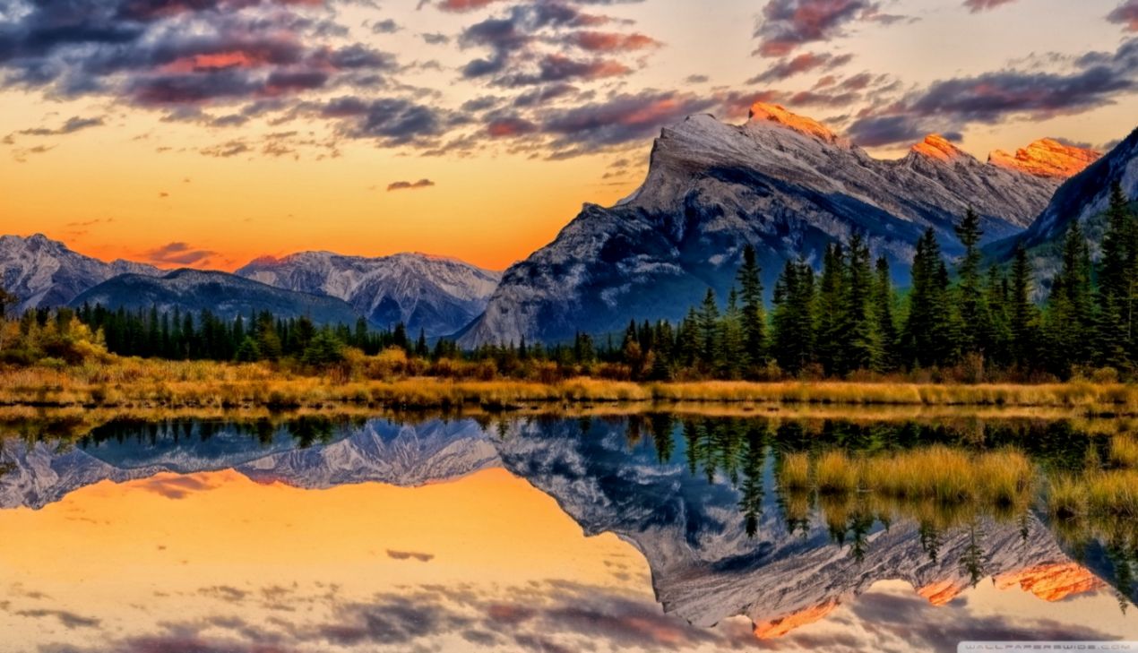Breathtaking Nature ❤ 4k Hd Desktop Wallpaper For 4k - Mount Rundle - HD Wallpaper 