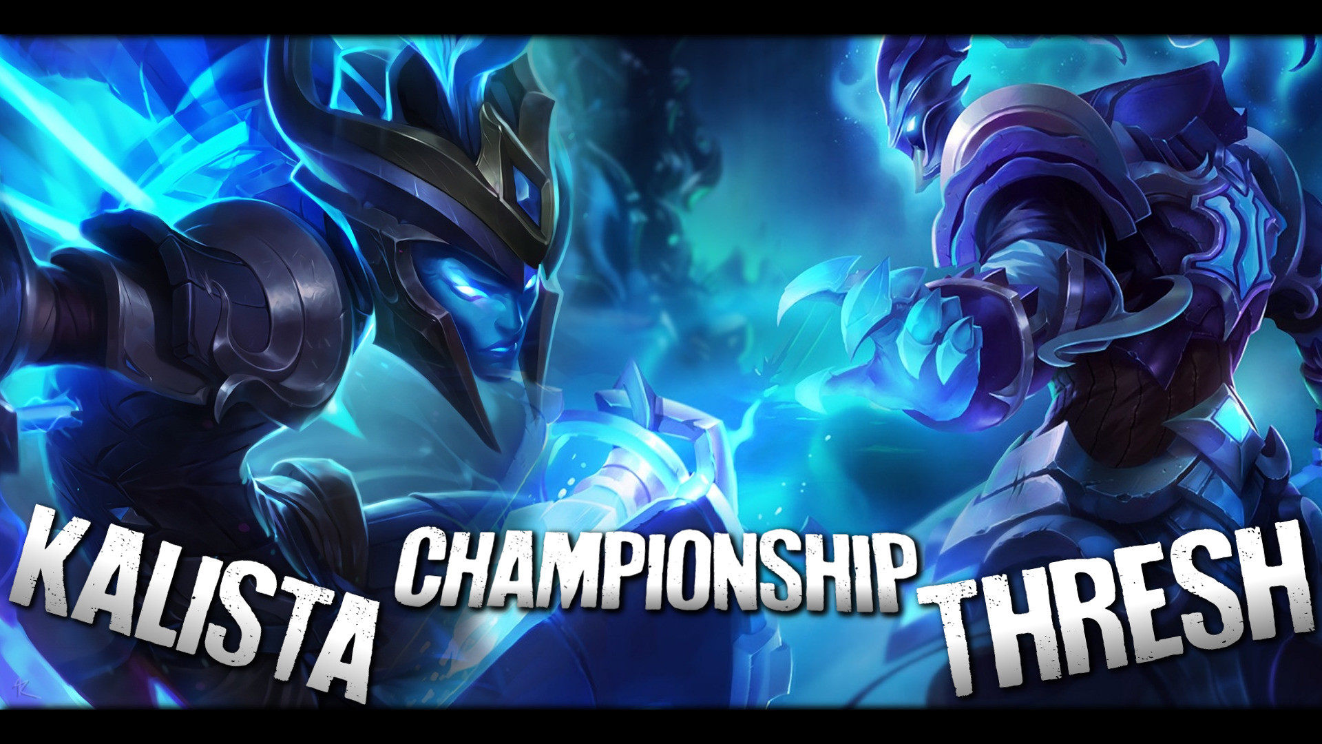 1920x1080, Thresh, Duo, League Of Legends, Kalista, - Championship Skin In Lol - HD Wallpaper 