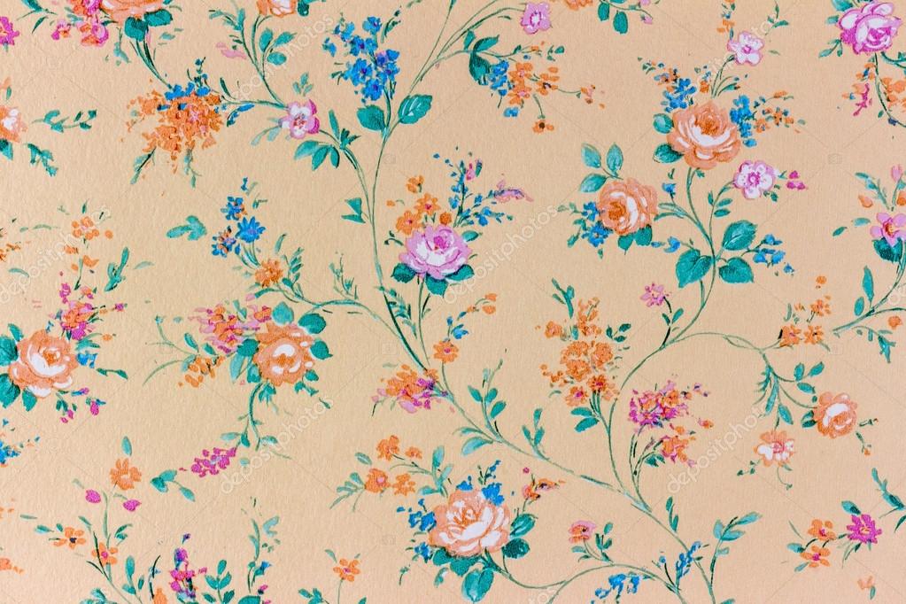 Retro Pattern Flower - HD Wallpaper 