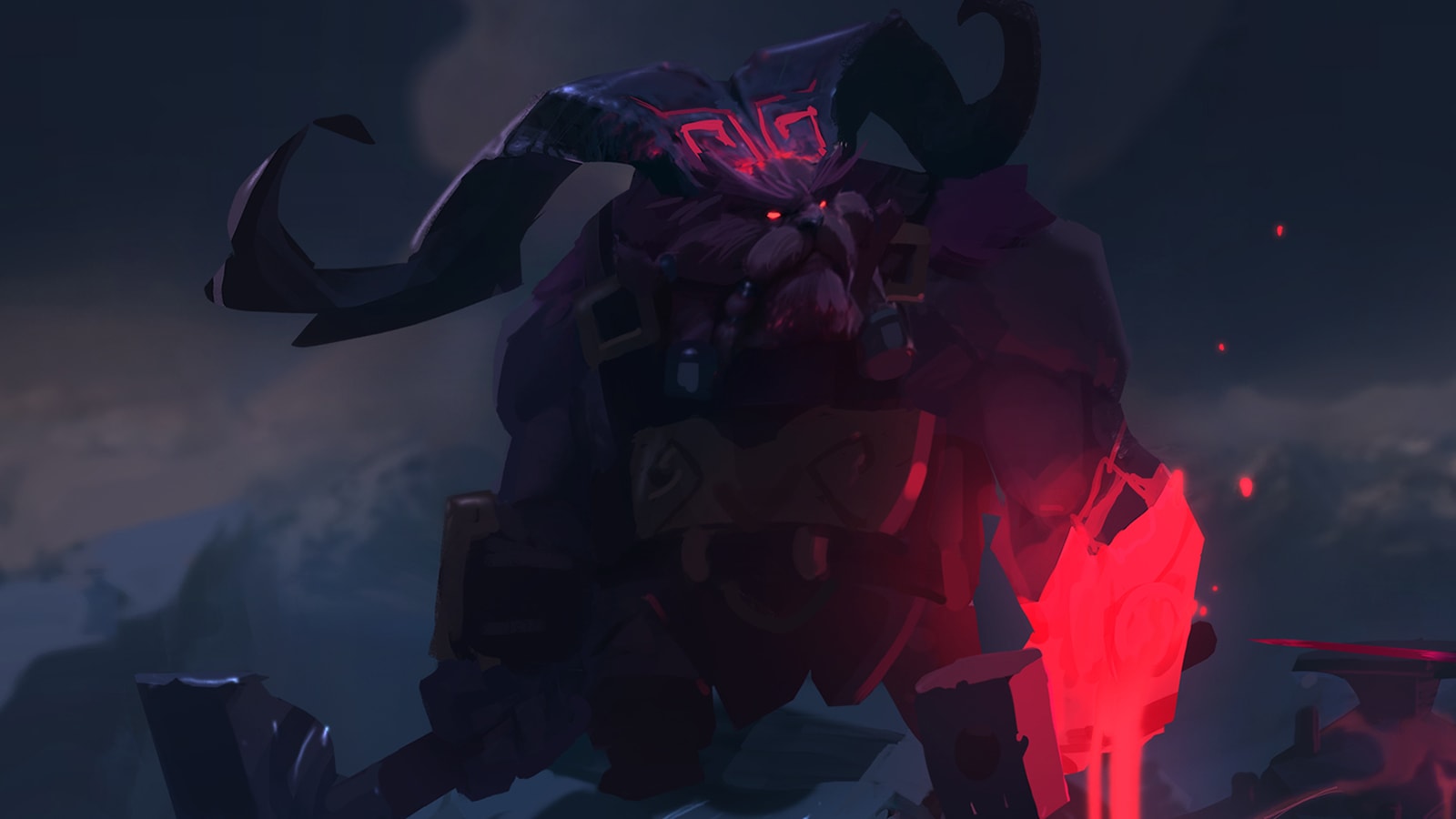 League Of Legends Ornn Art - HD Wallpaper 