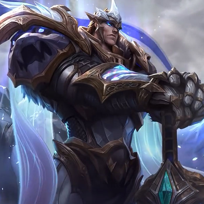 League Of Legends God King Garen Login Screen Wallpaper - God King Garen Gif - HD Wallpaper 