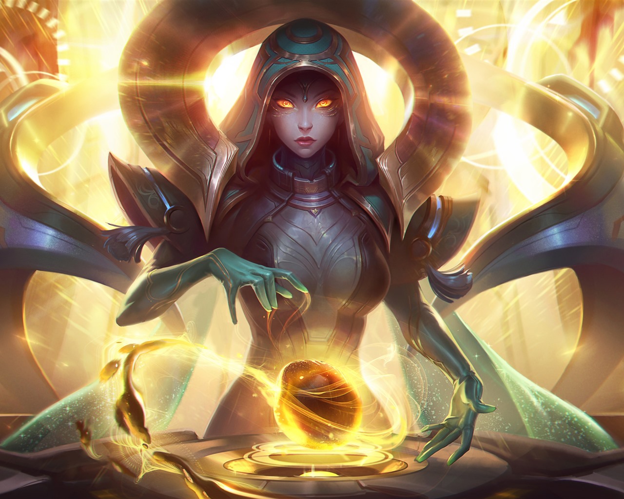 League Of Legend Splash Art Karma - HD Wallpaper 