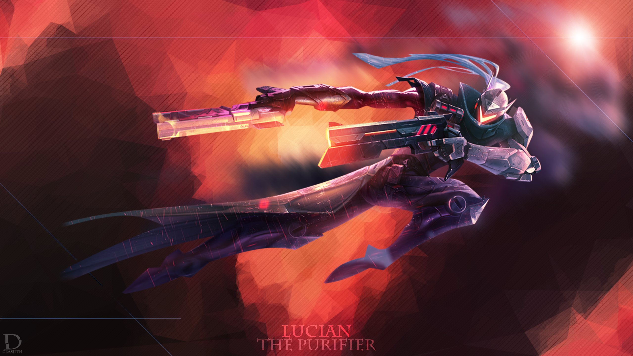 Lucian Wallpaper - Project Lucian Fan Art - HD Wallpaper 