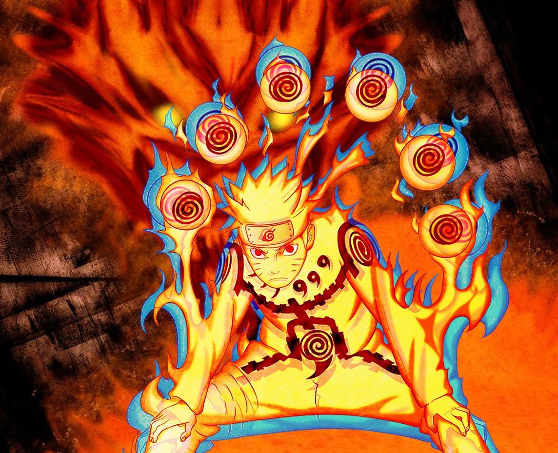 Nine Tails Naruto Shippuden - HD Wallpaper 
