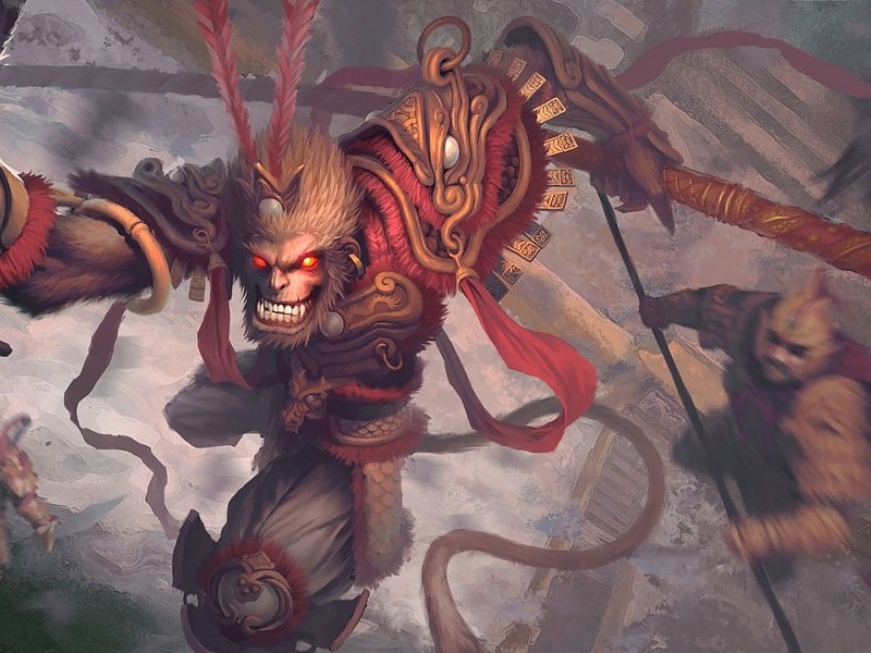 Wukong League Of Legends Wallpaper - League Of Legends Wukong Volcanic - HD Wallpaper 
